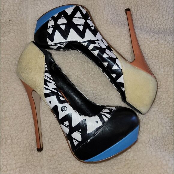 Aldo colorblock stiletto platform heels (6 / 36) - Picture 2 of 11